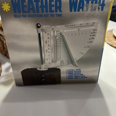 Wheather Watch Tells You Everything But The Time Your Personal Weather Bureau