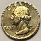 GEM PROOF 1960 Washington Quarter 90% Silver USA 25c Exact Coin Shown In Photos