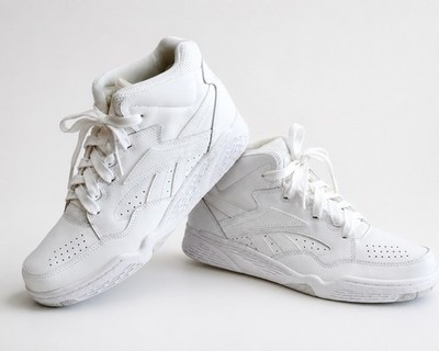 Reebok BB4500 Court Mid 2 White High Top Sneakers Mens Size 8 Athletic