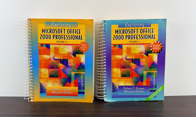 Exploring Microsoft Office Professional 2000 Volume 1 & 2 Spiral Bound - Grauer
