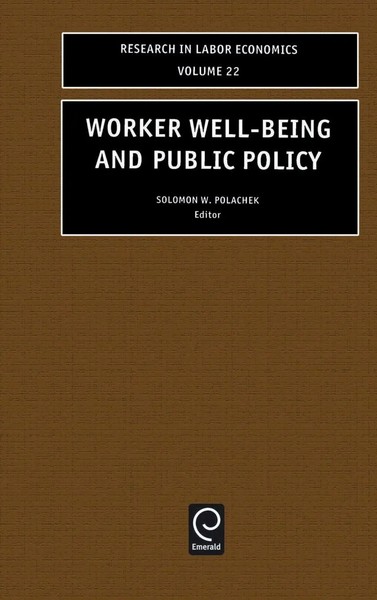Solomon W. Polachek | Worker Well-Being And Public Policy | Buch | Englisch-image
