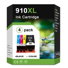 910 XL 910XL Ink Cartridges 4 Pack for HP OfficeJet Pro 8020 8035 8028 8025 8022
