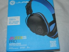 New no warranty JLab Jbuddies Pro Wireless over-Ear Headphones bluetooth 35 hrs