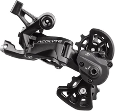 | Acolyte Rear Derailleur | 8 Speed | Short Cage | Black | with Spring Lock