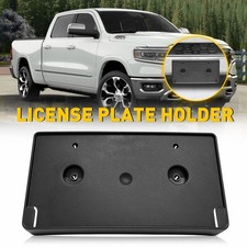 For 2019-2022 DODGE RAM 1500 Front License Plate Bracket Kit Black NEW EXD