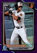 Stiven Martinez 1st Bowman #BCP-229 #/250 Baltimore Orioles