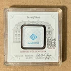 5 Gram Silver Collectible Geiger Edelmetalle In Original Square & Capsule
