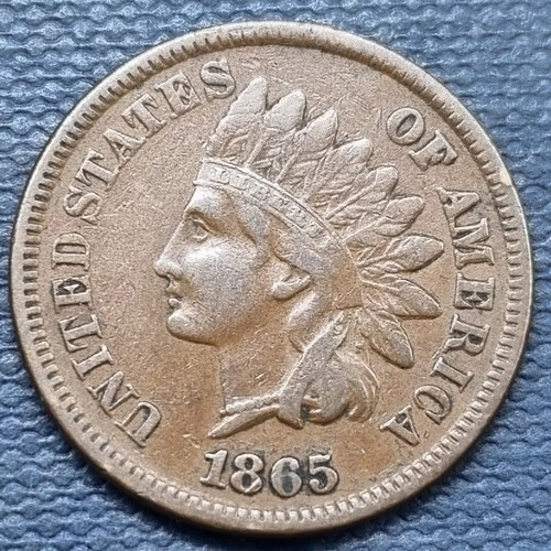 1865 Indian Head Cent 1c VF - XF #100357