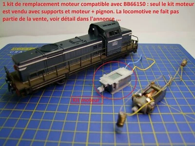 Kit Motorisation locomotive diesel JOUEF HO BB 66150 / 853E-853EI-8530-8531