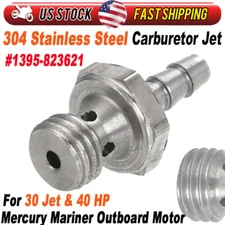 1395-823621 Carburetor Jet For 30 Jet & 40 HP Mercury Mariner Outboard Motor 1PC