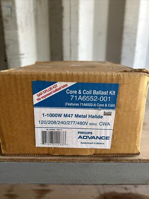 PHILIPS ADVANCE 1000 W, 1 Lamp HID Ballast Kit 71A6552-001