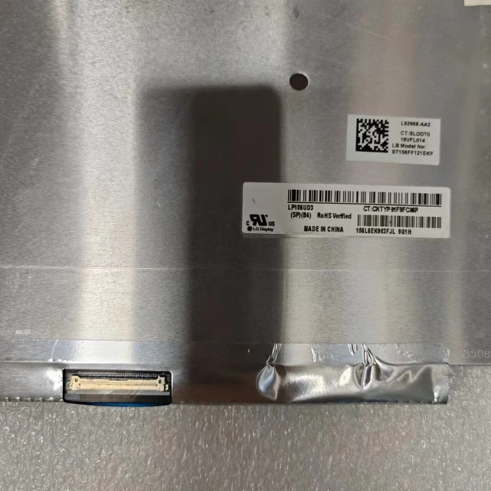 4K 15.6" UHD HCG LAPTOP LCD Screen LP156UD3-SPB1/LP156UD3-SPB3/LP156UD3-SPB4 - Image 2 of 3