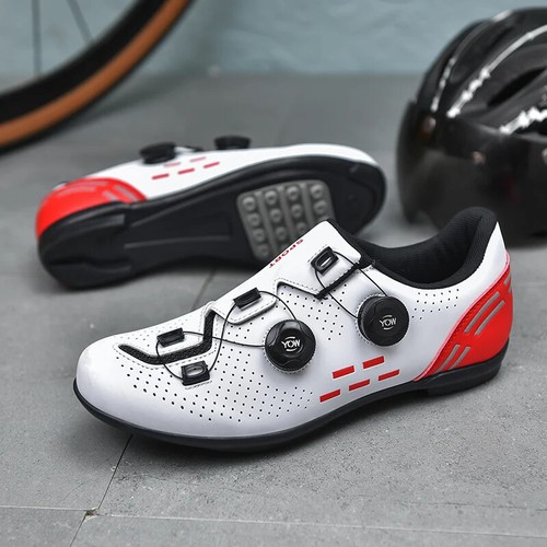 Road Mountain Cycling No Cleat Shoes Flat Pedal Bicycle Speed Racing Footwear - Picture 23 of 34