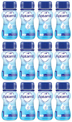 12 x Aptamil First Infant Milk Ready to Drink 200Ml 8716900559129
