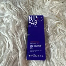 NIP + FAB Renew Retinol Fix Eye Treatment Cream 2% 0.5 fl oz NIB Fragrance Free