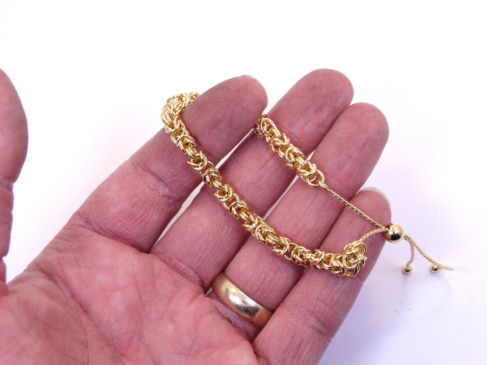 Signed MILOR Bronze Size Adjustable Bracelet - image 5