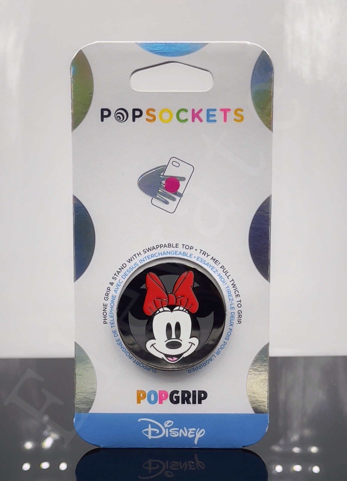 Authentic Popsocket Disney Minnie Mouse Metal Enamel Pop Up Phone Grip-image