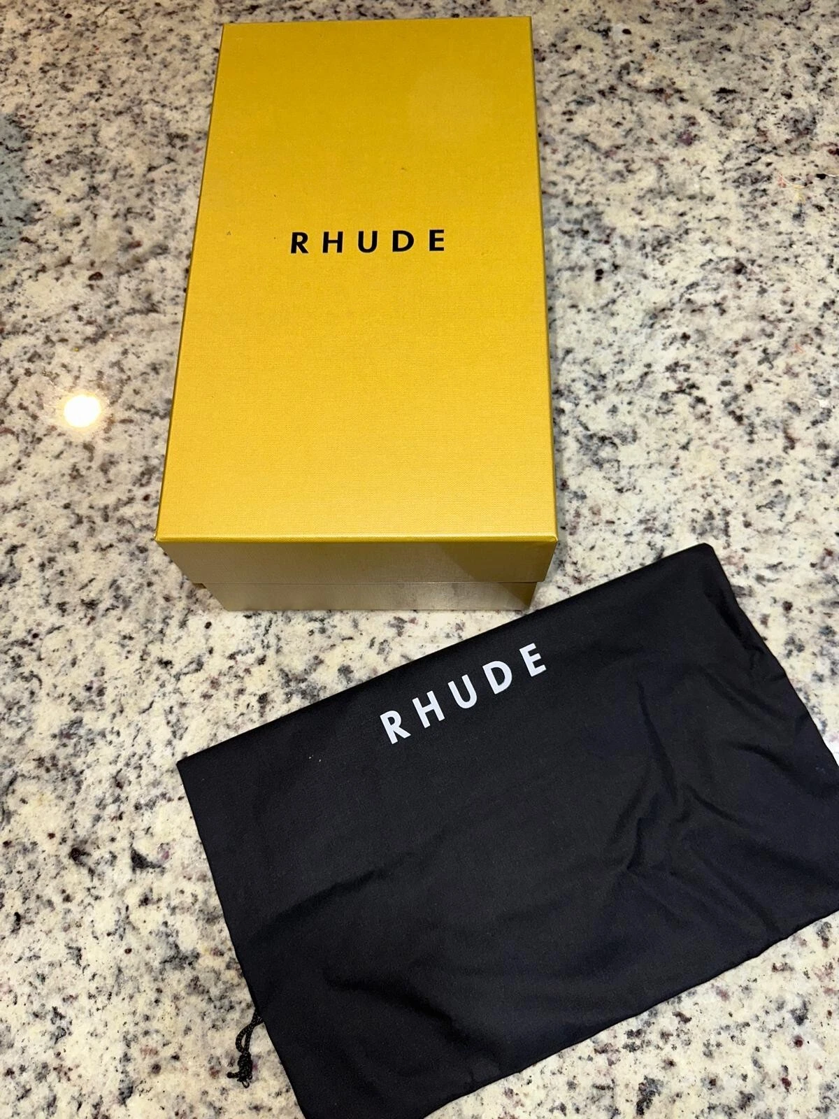 Mocassino Rhude Penny scamosciato nero 0372 taglia 11 US