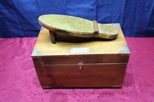 Unique Handmade Vintage Wooden Shoe Valet Shoe Shine Box