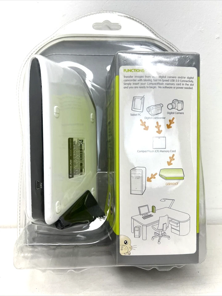IOGEAR USB 2.0 Hi-Speed Card Reader Model-CFR901CF Compact Flash Memory New. - Image 3 of 4