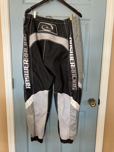 Mens Rare Vtg Answer Racing Syncron Competition Motorcycle/Motocross Pants Sz 38 - Picture 9 of 11
