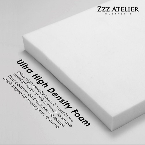 SINGLE Mattress - Super Firm Mattress w/ Extra Firm Pocket Spring Ultra HD Foam - Picture 8 of 10