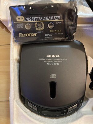 Vintage Aiwa XP-520 XP-529 Portable CD Player with Car Kit | eBay