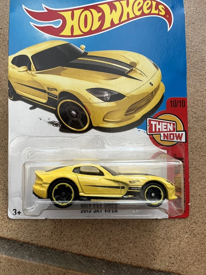 HOT WHEELS Then and Now 10/10 2013 SRT VIPER LONG #199 Yellow Combined Post BNIB - Image 2 of 3