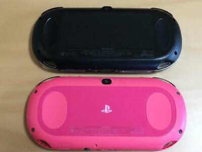 PlayStation PS Vita 2pcs set PCH-1000 black and PCH-2000 pink