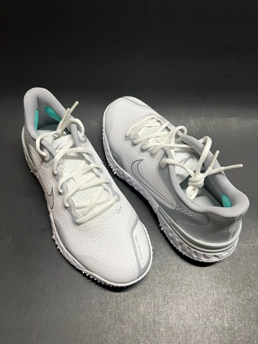 NIKE WOMEN S ALPHA HUARACHE ELITE 3 TURF SOFTBALL CZ0103 102 WHITE SILVER