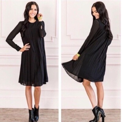 rachel parcell pleated dress Rachel Parcell Pleated Mixed Media Dress