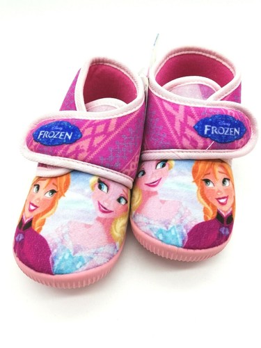 PANTOFOLA DA BAMBINA DISEGNO FROZEN DISNEY ROSA FUCSIA 23 | eBay