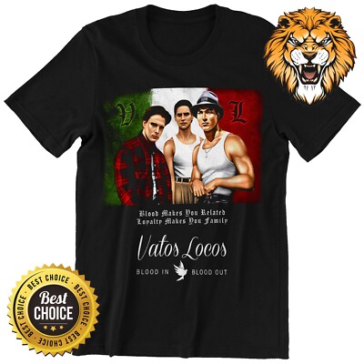 Vatos Locos T-Shirt Blood In Blood Out limited edition rare collection