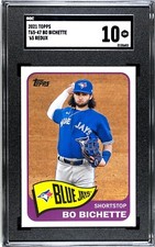 2021 Topps T65-47 Bo Bichette 1965 Redux SGC 10 GEM MINT