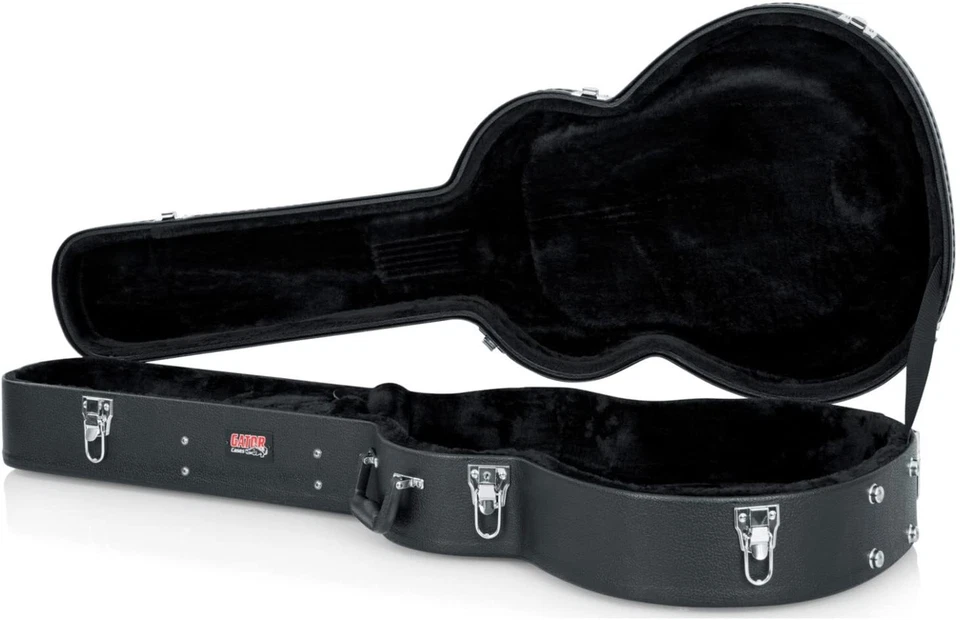 Estuche rígido de madera Gator Cases para guitarras acústicas estilo Martin 000 Foto 4 de 4