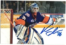 Kevin Poulin Autographed 4x6 Color Photo Bridgeport Sound Tigers Goalie #28 A