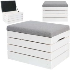 Holzkiste Holztruhe Truhe Schatztruhe Schatzkiste Holz Deckel Holzbox Sitzbank
