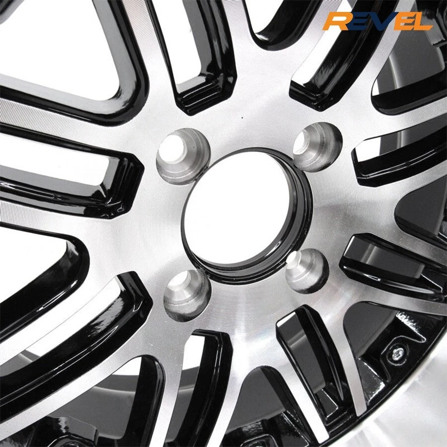 14" Megastar Wheel on 23x10R14 KTW PMX AT Tire, Single Golf Cart Wheel & Tire Foto 4 de 4