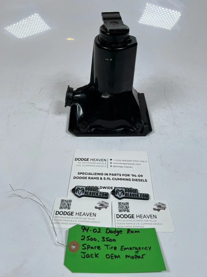 OEM Mopar 1994-2002 Dodge Ram 2500 3500 neumático de repuesto gato de botella de emergencia Foto 4 de 4