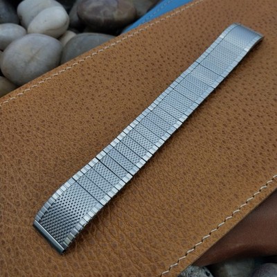 5/8'' Stainless Steel Expansion Classic Gemex USA nos 1950s Vintage Watch Band