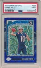 DRAKE MAYE 2024 DONRUSS OPTIC #229 RC BLUE SCOPE PRIZMS PATRIOTS SP PSA 9 MINT
