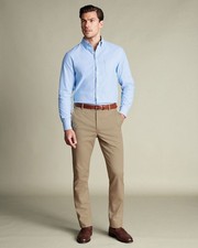 CHARLES TYRWHITT ULTIMATE NON-IRON CHINOS, TAUPE, BRAND NEW