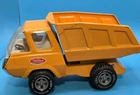 Vintage 1970's Tonka Dump Truck Mini-Series Orange Pressed Steel 9” Made in USA