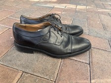 Cole Haan Warren Black Leather Cap Toe Oxford...
