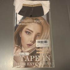 Customized Beauty Tape-In Hair Extensions Real Human Hair Extension 14 in Length