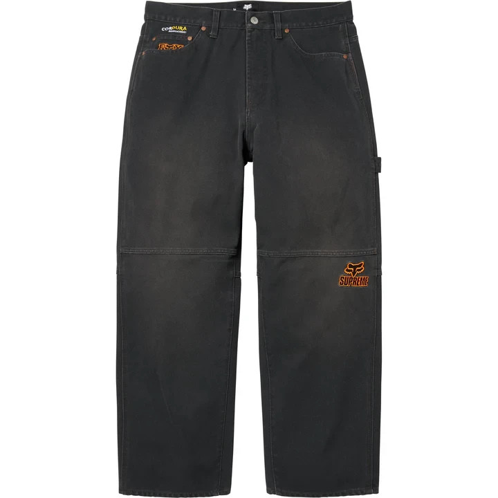 Supreme Fox Racing Cordura Baggy Jean Black | eBay