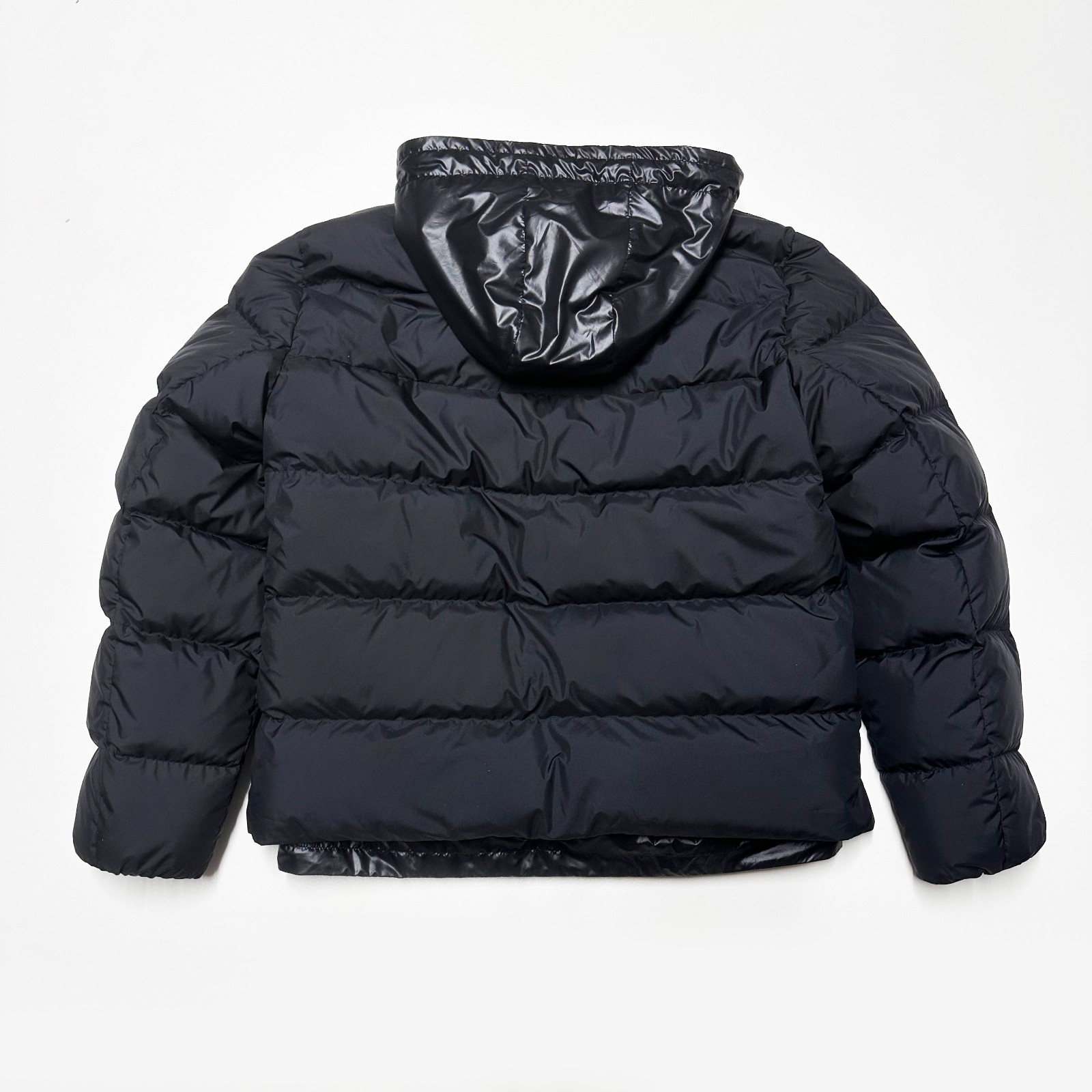 100percent AUTHENTIC MONCLER GAROA SIZE 2 M MEDIUM BLACK DOWN MENS PUFFER JACKET image 6