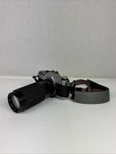 Canon AE-1 Camera Body Parts Or Repair Only! (Lens Dented)