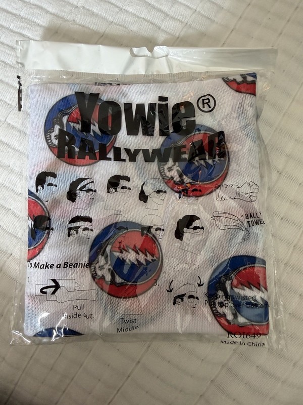 Yowie Rallywear Grateful Dead Beanie Bally Towel