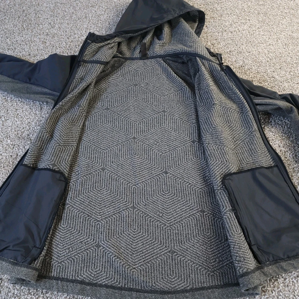 Chaqueta con Capucha Under Armour Para Mujer’s M Gris Con Capucha Coldgear Cremallera Completa Manga Larga Foto 2 de 4